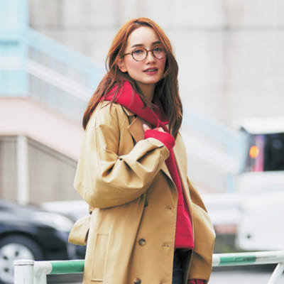 【オール私服！】辻元舞さん×SEA New Yorkのトレンチコート｜VERYモデルズの秋冬コート⑤