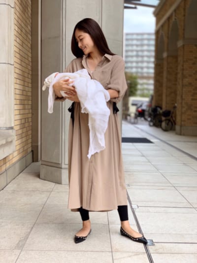 マタニティsnap登場ママたちの退院服はワンピースだった！