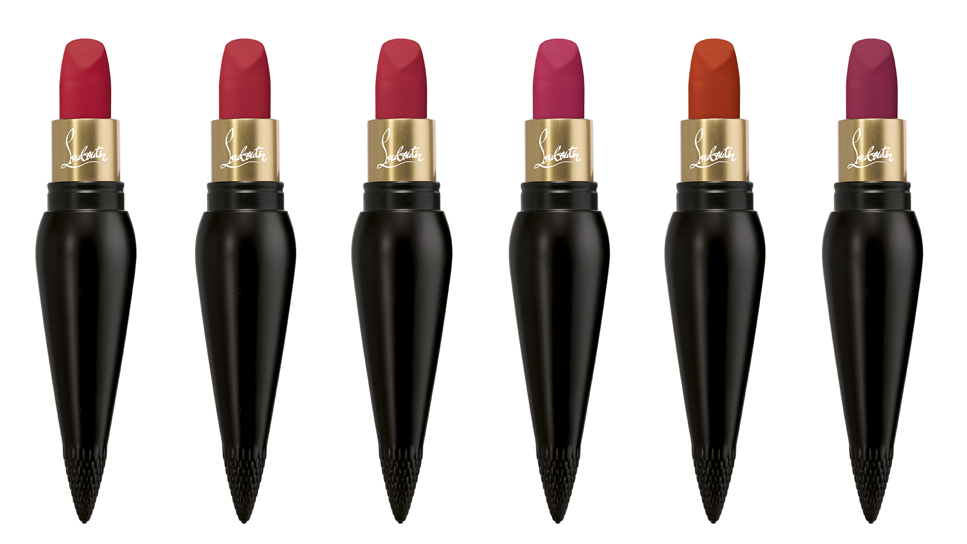 ルブタンのネックレス形赤のリップ