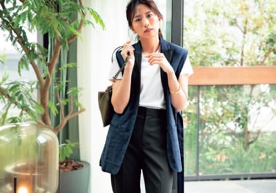 【Uniqlo Uの1000円白Ｔ】シンプル＆リッチに着こなすテク４選
