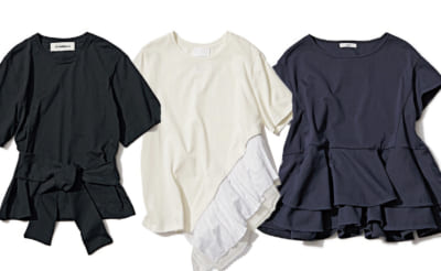 学校行事にも使える「ブラウス見えTシャツ」６選