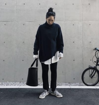 妊娠9ヶ月のパンツコーデ｜チームVERYのマタニティsnap