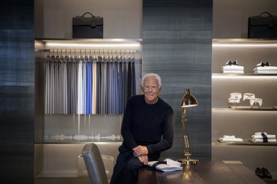 ジョルジオ・アルマーニ氏の考える「紺」とは……？ スペシャル・インタビュー！