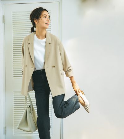 ジャケットで普段着カジュアルがきれいめに見える！ベストコーデ6選
