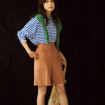 ショーパン×ビーサンのご近所スタイルもゆるトップスをINして垢抜ける