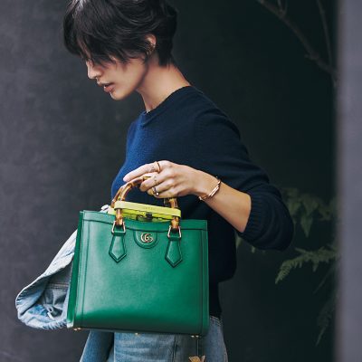 神山まりあさんの季節の変わり目に持ちたい「GUCCI」