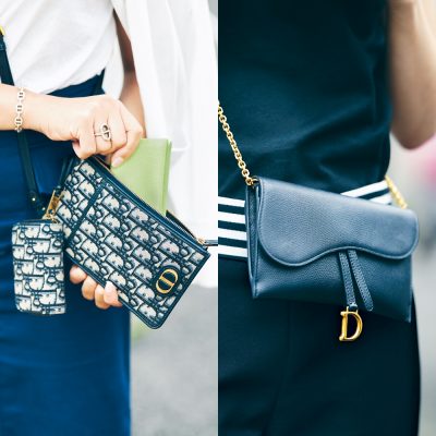 甘コーデ派に「DIORのバッグ未満ポーチ」が人気急上昇中！
