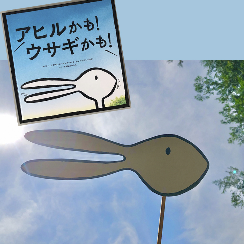 絵本を読んだら作って遊ぶ！『アヒルかも！ ウサギかも！』 | VERY