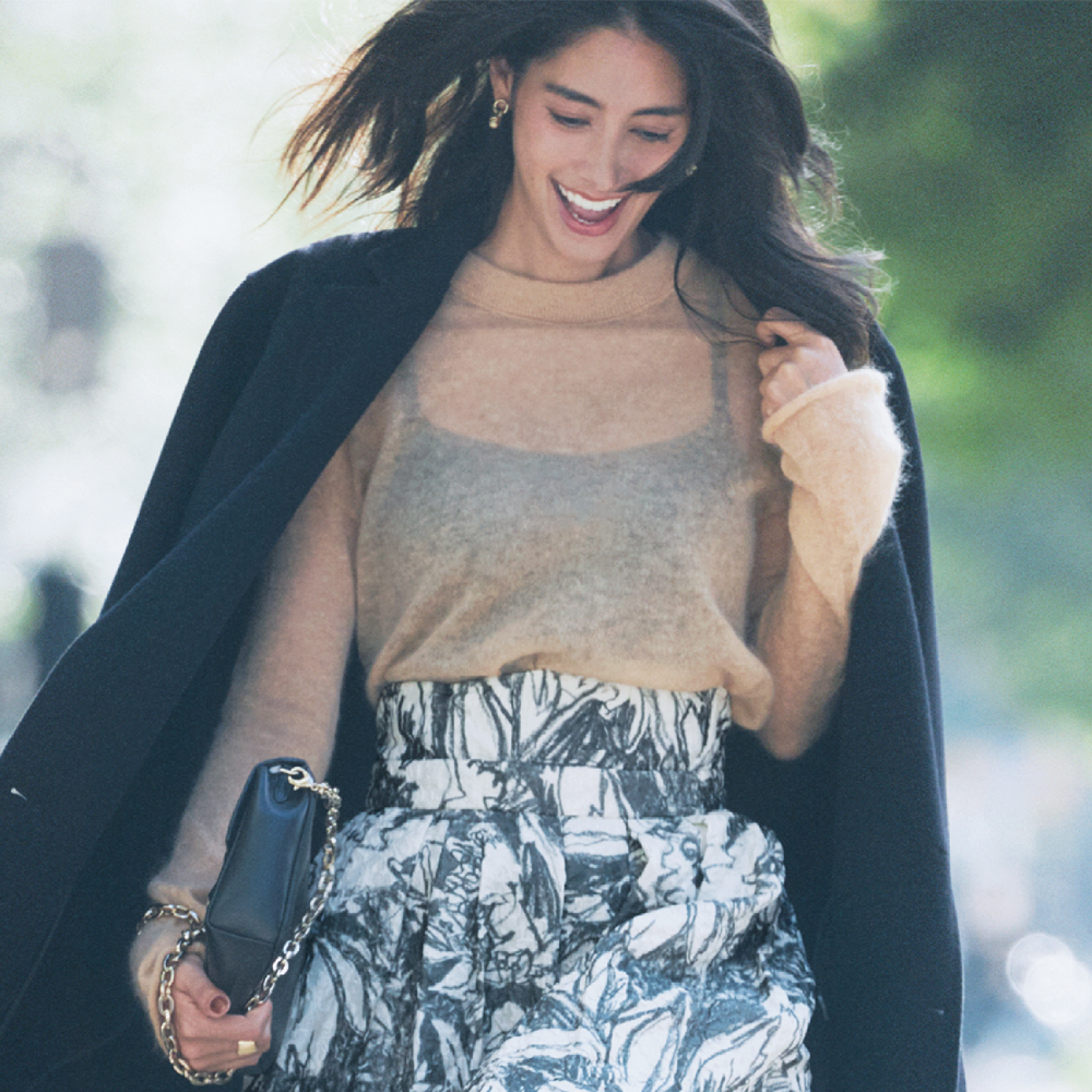 ATON シアーニット RAMIE WOOL | ポロニットカーディガン / ATON