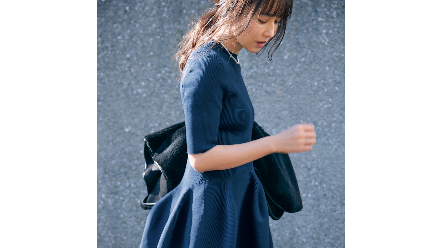 ファビアナフィリッピ タッセル リネン ノースリーブ ロングワンピース