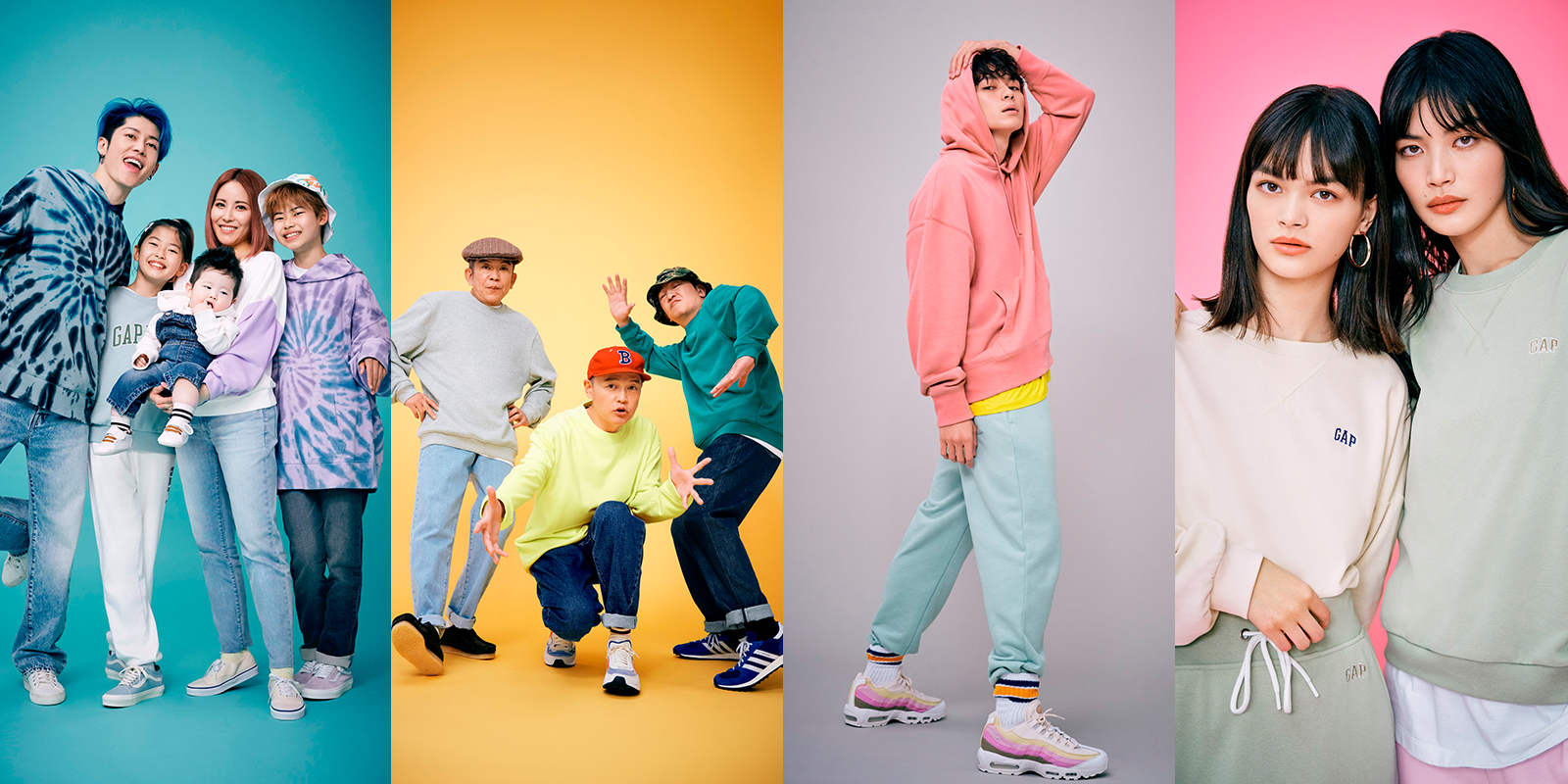 Gap SPRING 22「The New '90s」にMIYAVIファミリー、スチャダラパー