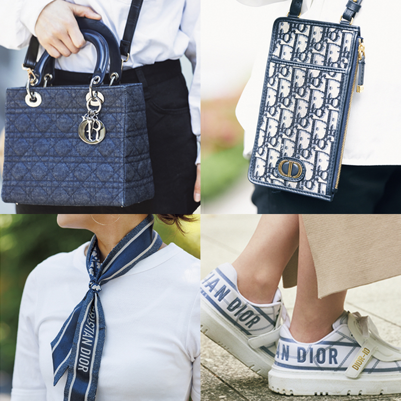 【存在感抜群♡大人のカジュアルコーデに】DIOR スニーカー ディオールSNAP】バッグだけじゃない！甘さを足したいママの