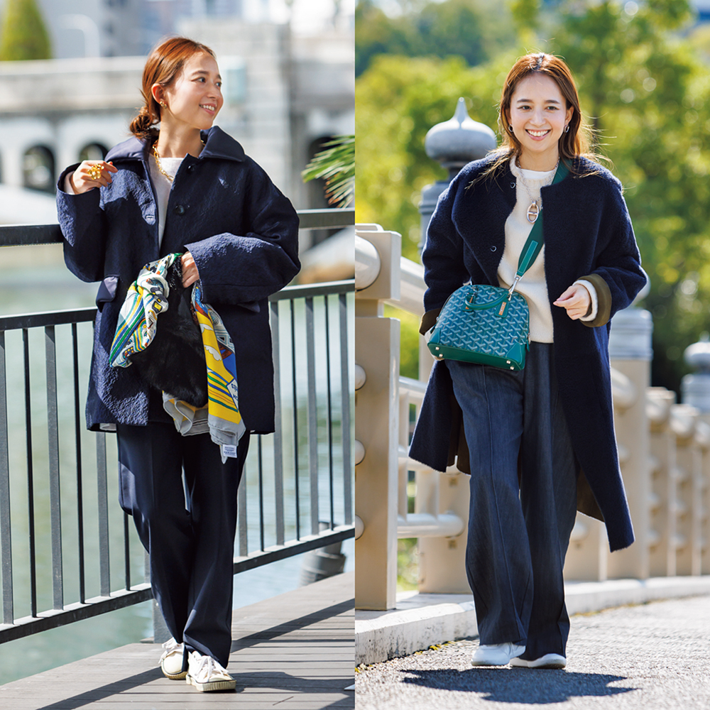 外村久美子 さん 着用 yori リボンジレ　36 紺　ネイビー　未使用 2022_12_P071_outerwear_d000ec.jpg