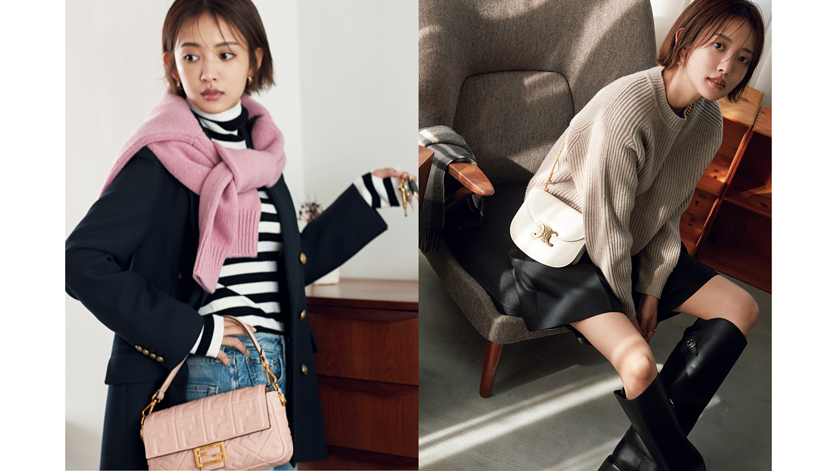 最新『ハイブランドの斜めがけバッグ』4選！“小荷物派ママ”夏菜さんの