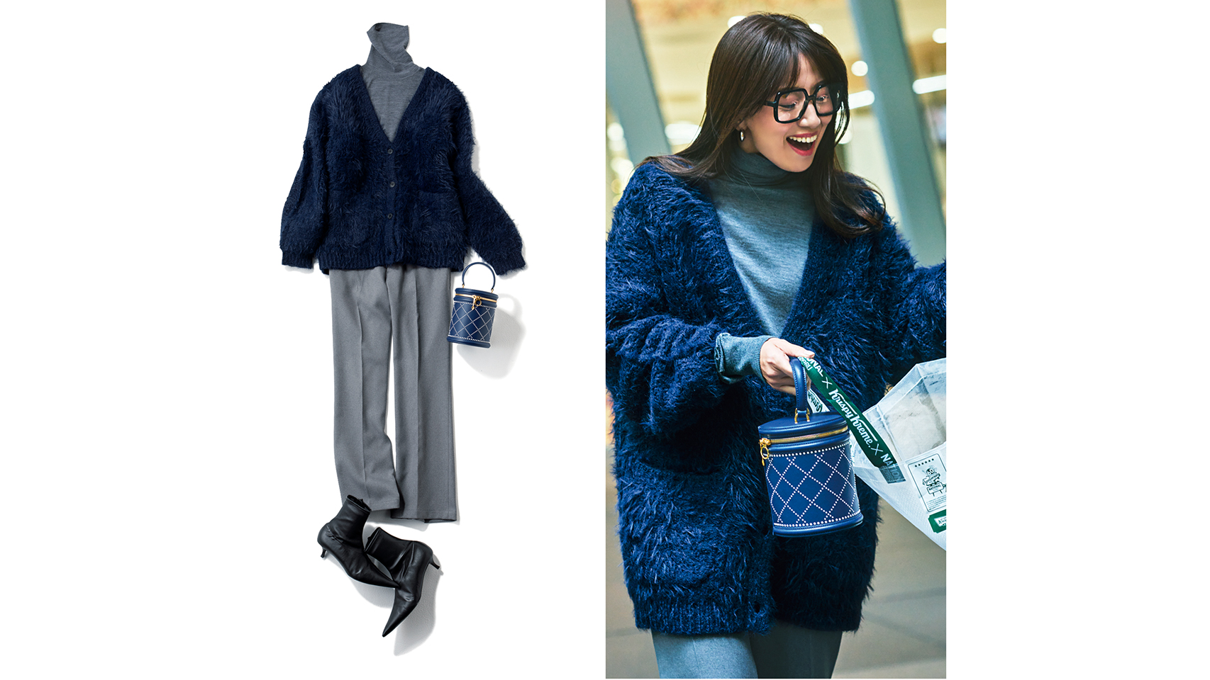 東原亜希さんも『お出かけニットはクセ強め』“シャギー”と“モップ”に