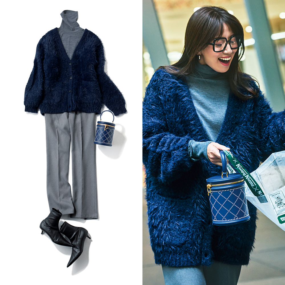 東原亜希さんも『お出かけニットはクセ強め』“シャギー”と“モップ”に