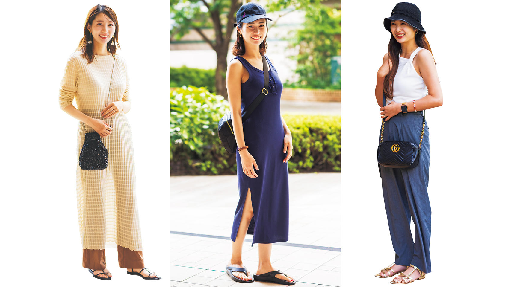ZARA、GU、ユニクロetc,】武蔵小杉ママに“華奢見えサンダル”が