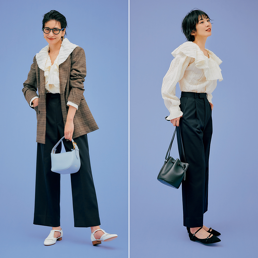 甘派ママの“キャラ変”計画】ジャケット＆メガネで即「モード系オシャレ