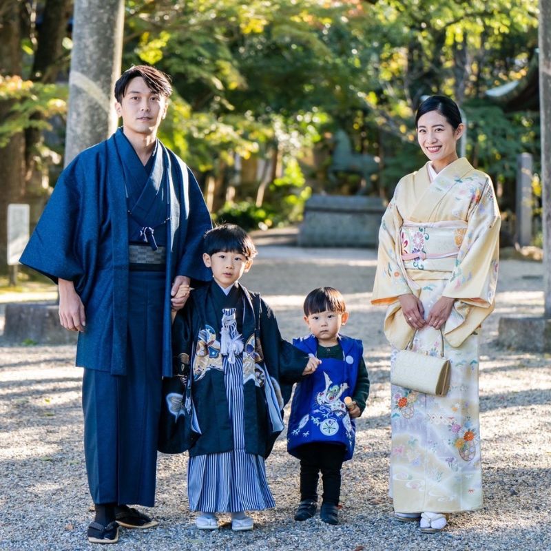 七五三　ママ　お着物　お揃いのコーデ 七五三 ママ お着物 お揃いのコーデ （お揃い可愛い