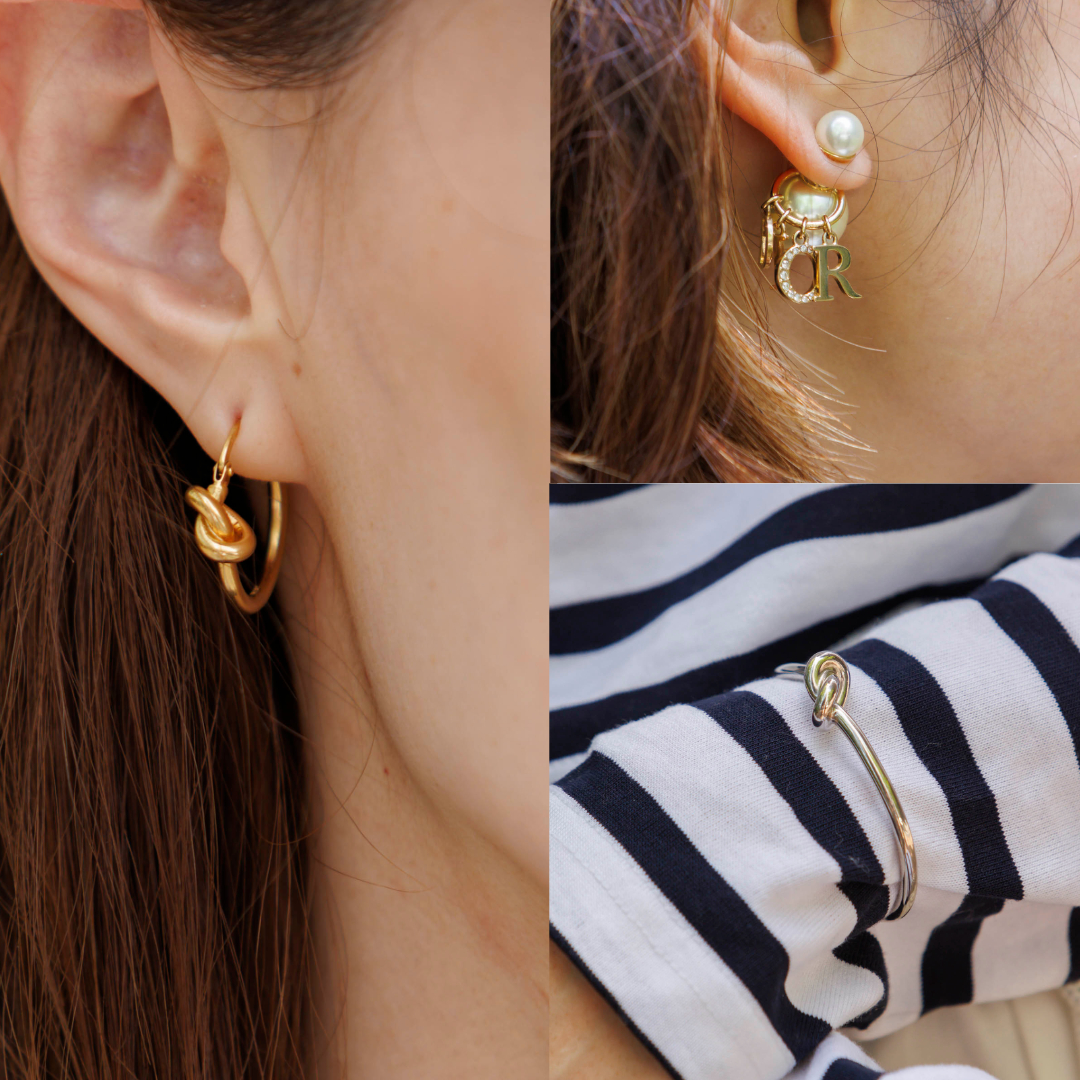 【すぐ届く！顔まわりを華やかに♪上品♪】セリーヌ ピアス セリーヌ、サンローラン…「ブランドアクセ」はシンプルコーデの