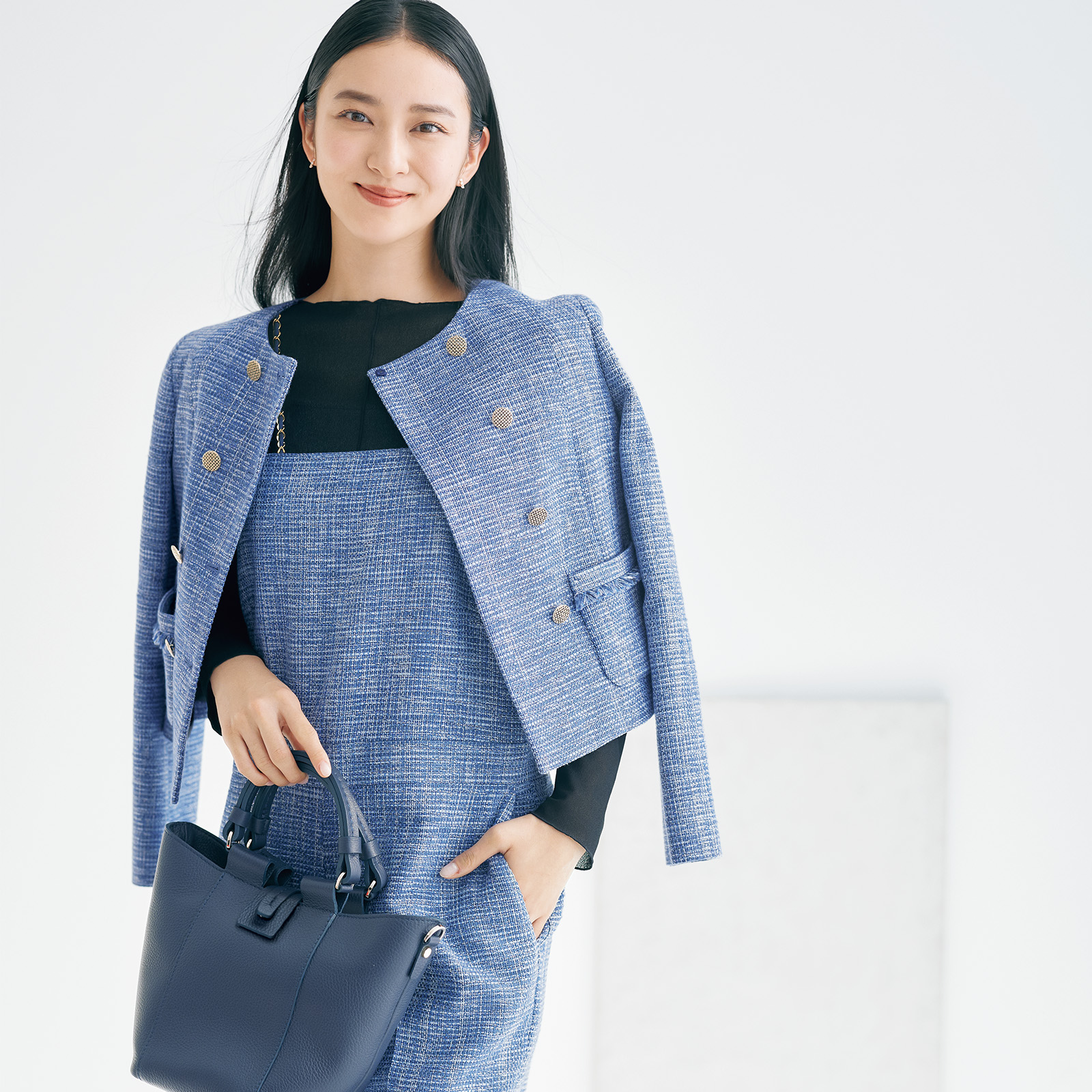 ANAYI アナイ セットアップ ツイード スーツ 入学式 卒業式
