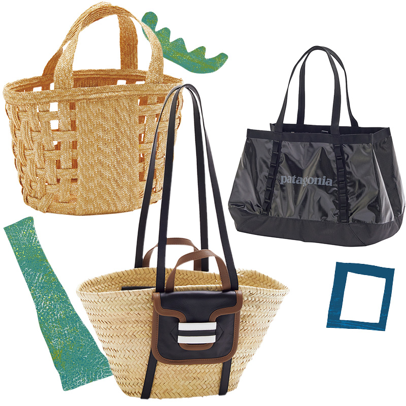 モード派ママの「夏素材バッグ」3選！アウトドアシーンでも洒落見え | VERY