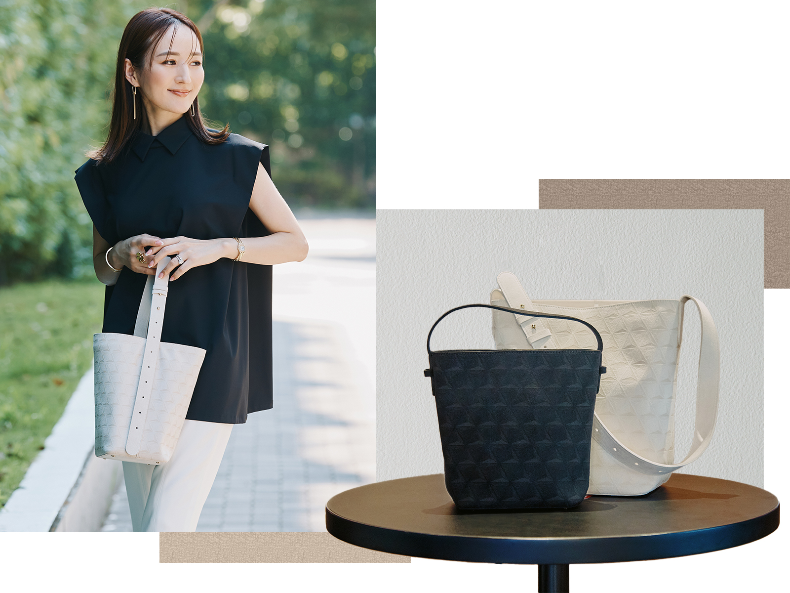 オシャレも機能性も！“ESTIVANT×星玲奈さん”の【秀逸コラボバッグ】 | VERY