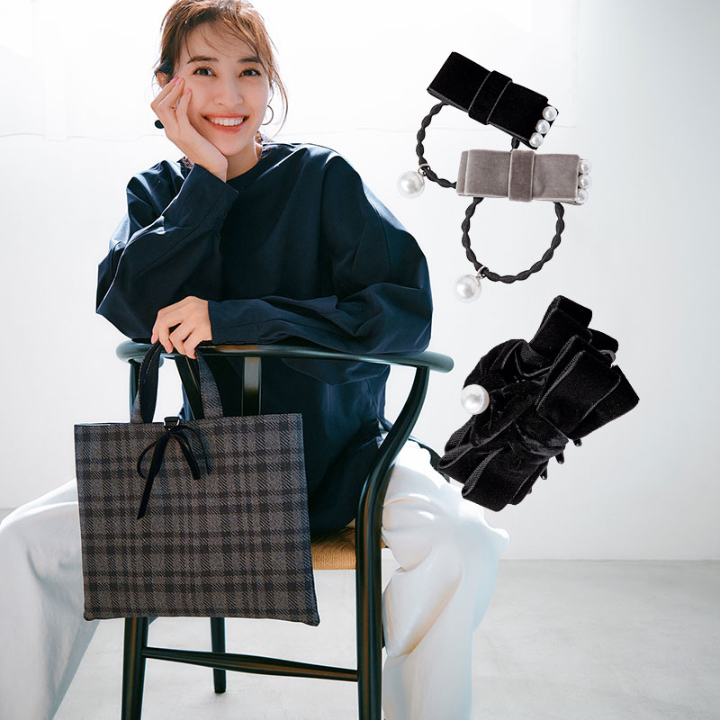 保護者会・送迎etc.】キレイめママの即効「ヘアアクセ＆バッグ」3選 
