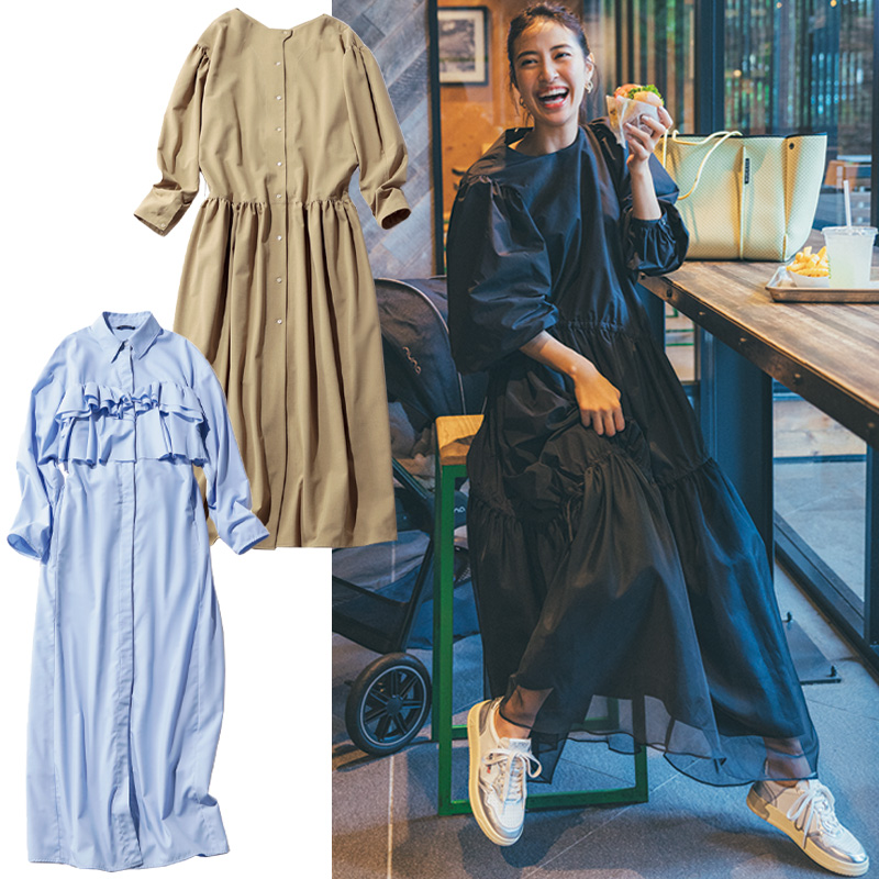 楽ちんオシャレな『日常ワンピ』4選！ママこそ“映える”目線が正解◎ | VERY