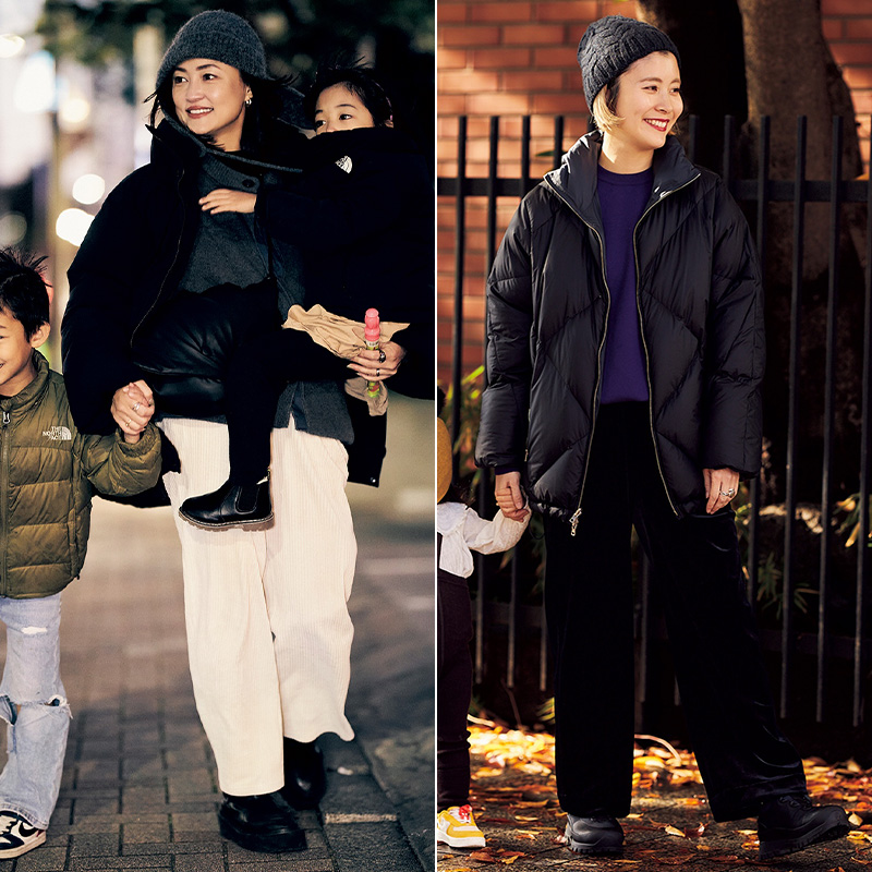 モノトーンママの『ガチ防寒コーデ』拝見！オシャレ見えの正解って