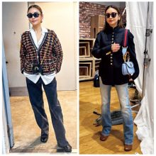 滝沢眞規子さんの私服デニムスタイル