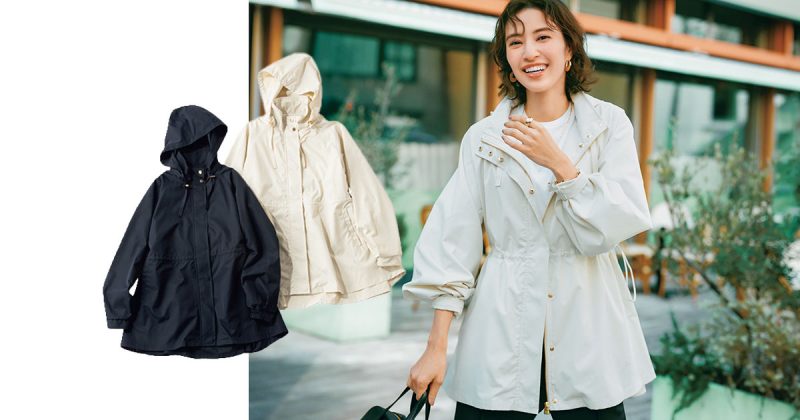 後ろ姿もキレイ見え!春の『フード付アウター』は“ちょっと長め丈”が嬉しい | VERY