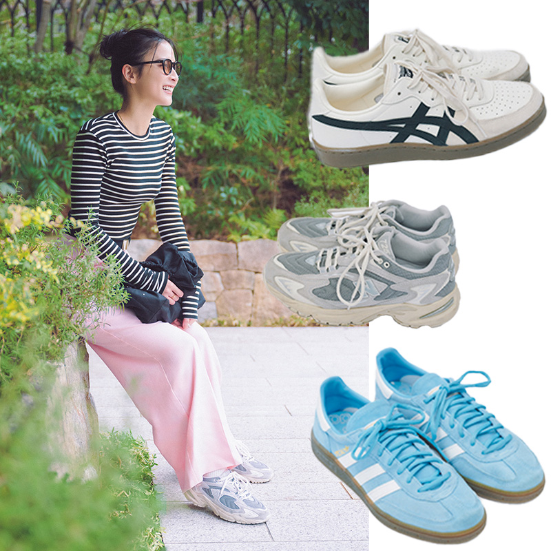 週7スニーカー派”の『今っぽカジュアルコーデ』3選！スタイルアップも意識 | VERY