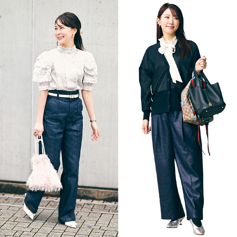 インターママの【社交オシャレSNAP】キレイめは“華やかブラウス”で自分