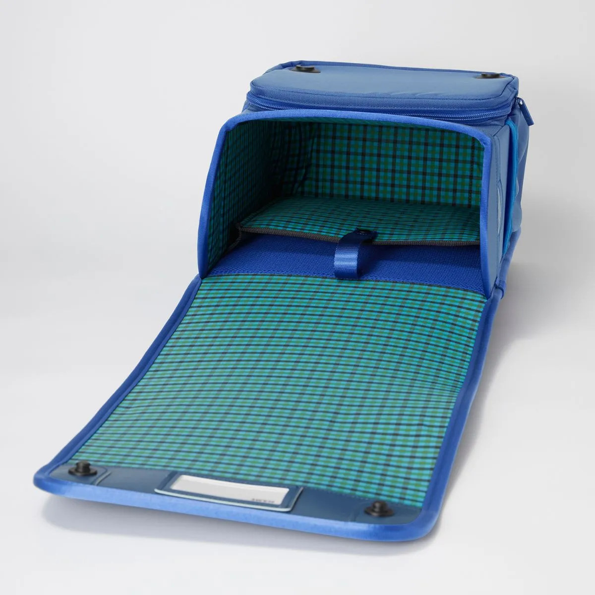 ファミリアのランドセルリュック「エアラン」の内面のファミリアチェック