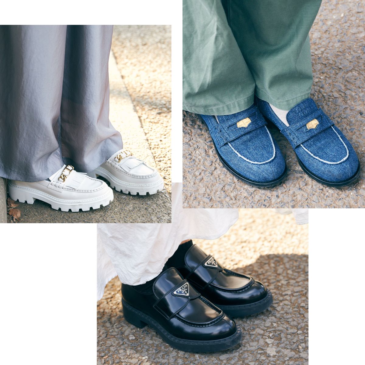 MIUMIU レザー　ローファー　Loafers PRADA org.jpg