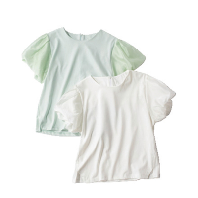 真夏の“きちんと”に『ブラウス見えTシャツ』が活躍！体形カバーにも◎