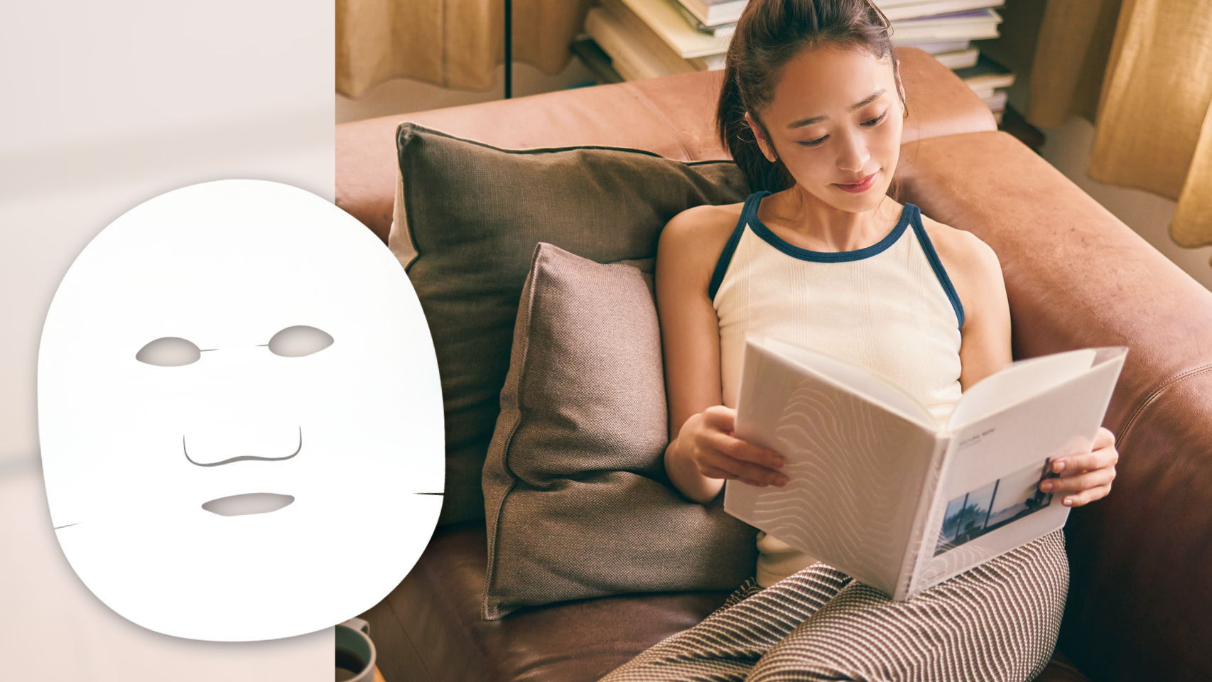 家で座る時間ないママ〟をルルルンの「貼るだけ保湿」が救う！ | VERY