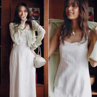 ワンピ派の【夏カーデ】は“短丈”で垢抜ける！今どきオシャレ4選