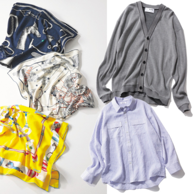 【スカーフ、シャツetc.】“ノースリ”オシャレのお供に「着映える羽織もの」18選！