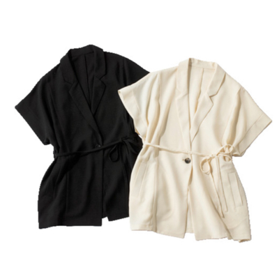 “ジレ感覚”だから涼しくきちんと見え！『シアーな半袖ジャケット』はスタメン必至