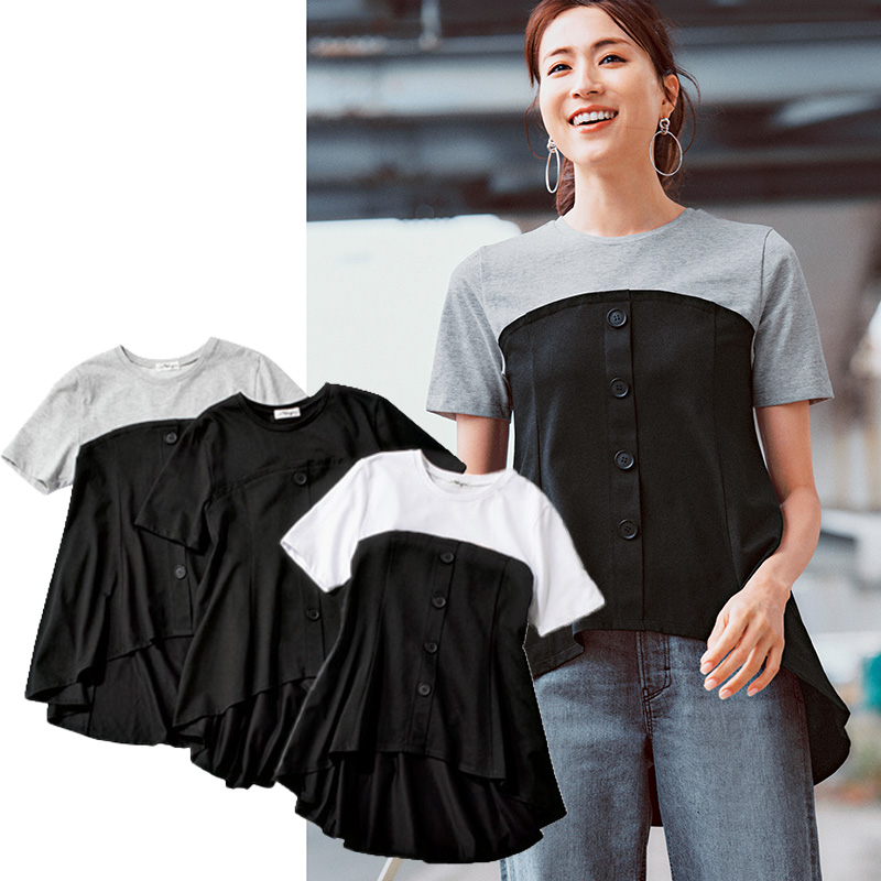 1枚でトレンド攻略！『盛れてるTシャツ』は体形カバーにも◎