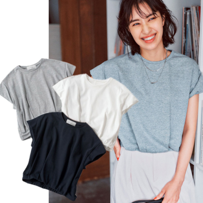 色違いで欲しい【細見えTシャツ】登場！ウエストインせずサマになる