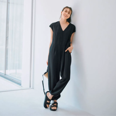 夏の帰省は【オールインワン】で時短オシャレ！速乾素材は真夏のアクティブママに