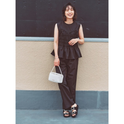 【帰省にオールインワン】セットアップ風でキレイ見え！甘デザインで華やか