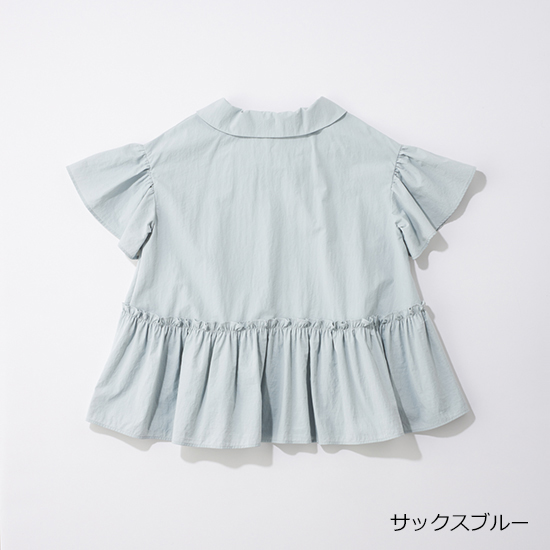 [THREE SQUARE]2WAYタフタブラウス