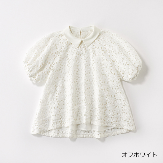 [THREE SQUARE]レースブラウス