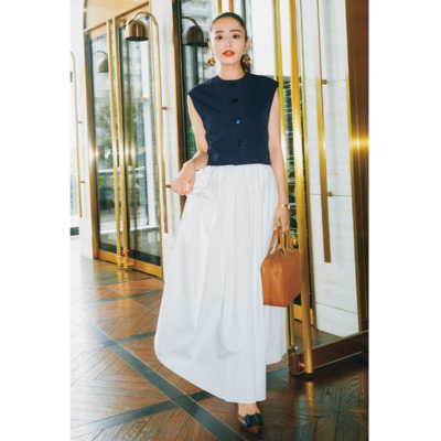 低身長ママの「ウエストインしなくても」サマ見えする“服のバランス”って？