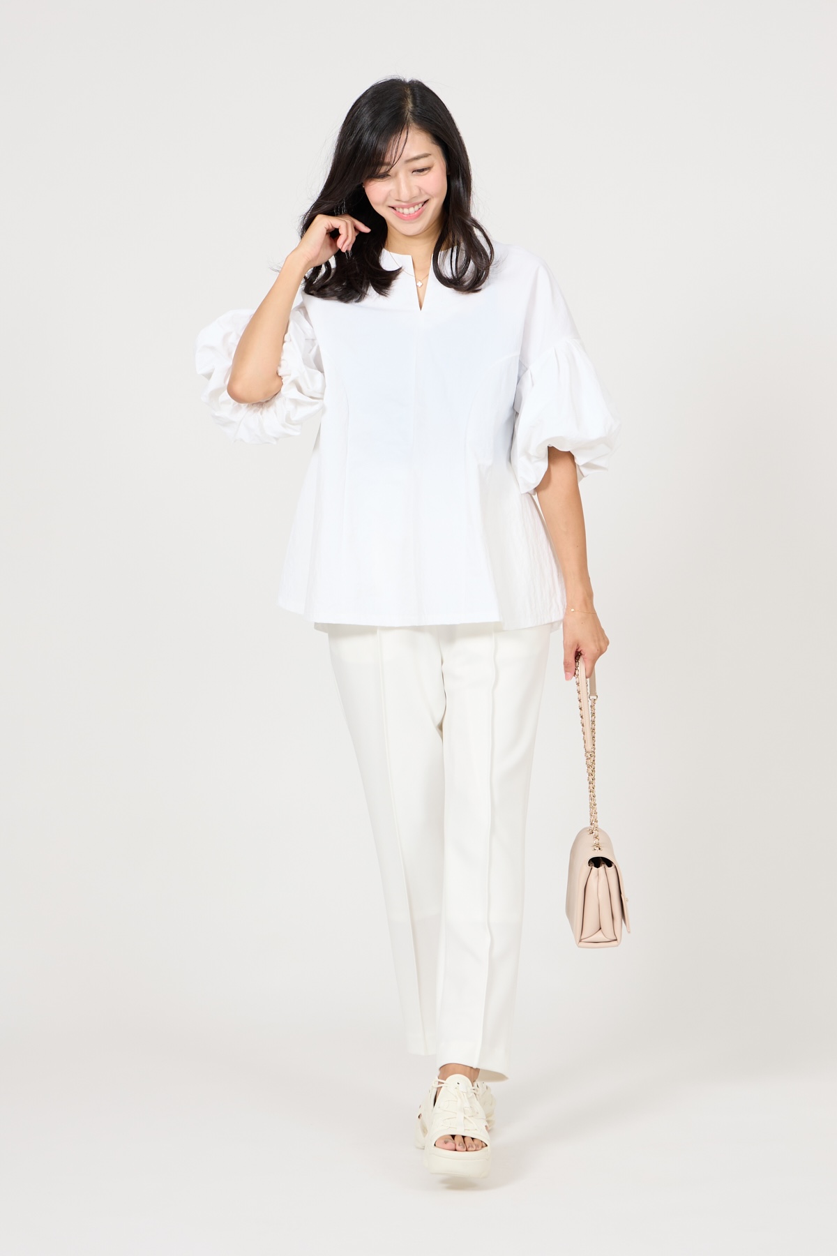 クラウドチームVERY青山美沙子の[THREE SQUARE]美脚ストレッチパンツ