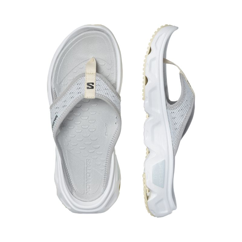 サロモンのREELAX BREAK 6.0のPearl Blue / White / Bleached Sand